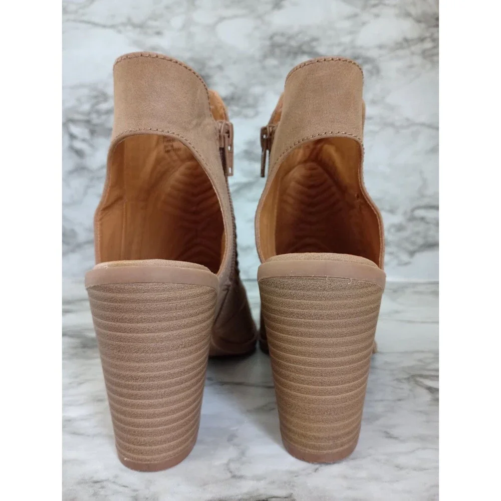 Universal Thread Open Toe Open Heel Ankle Boots Size 7